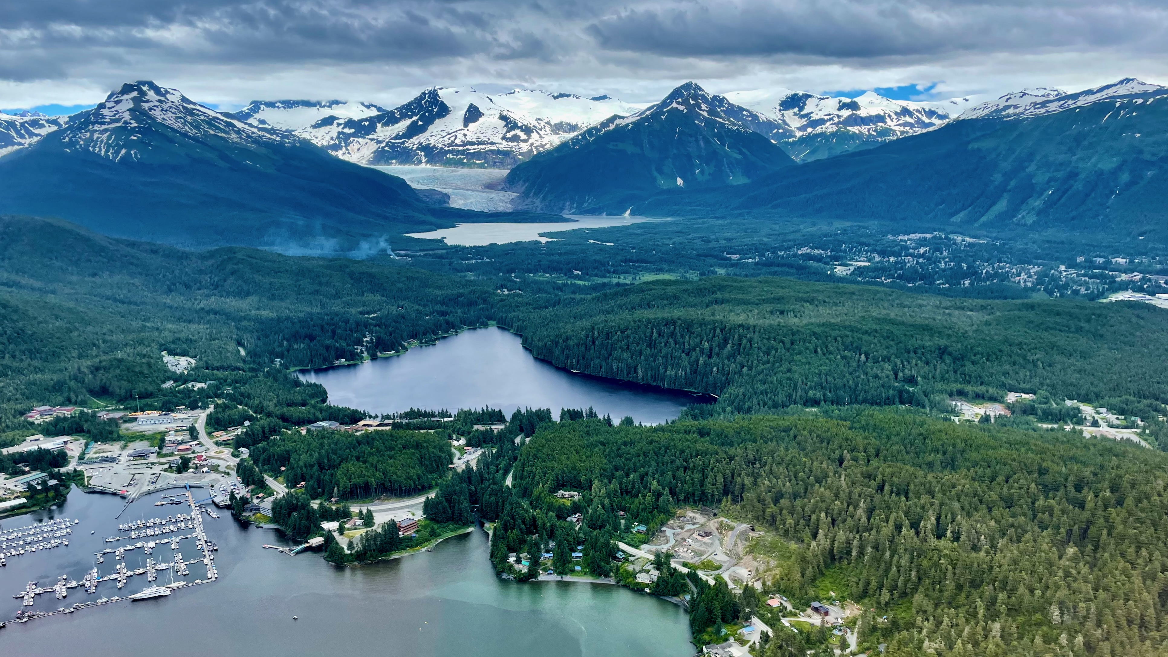 Juneau, Alaska aerial